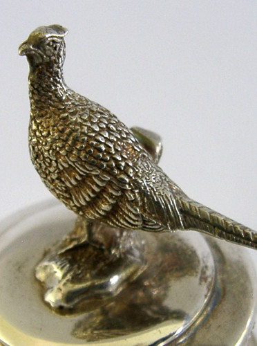 Sterling silver pheasant - sterling,