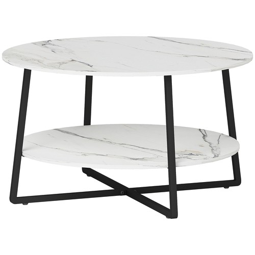Two tier marble effect - marble-effect, round