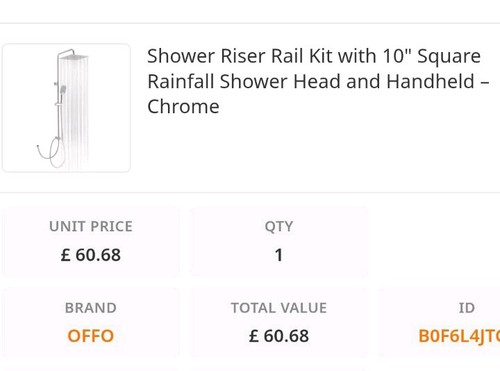 Offo 10in square rainfall - square,