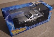 Back To The Future Sun Star DeLorean Time Machine 1/18 Model Scale Car Limited
