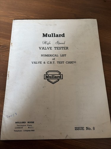 Mullard high speed - high, valve