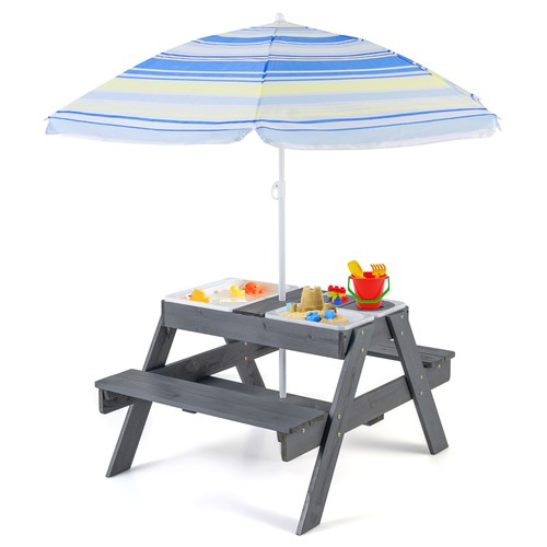 Kids picnic table set - 4-in-1,