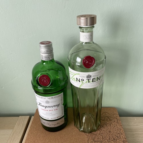 Green glass tanquery empty - glass,