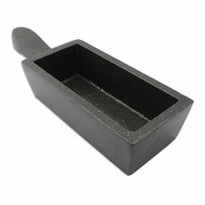 80oz (2.4KG) Cast Iron Ingot Mould Silver Gold Bar Foundry Melting Casting Metal