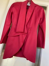 Red Skirt Suit Italian