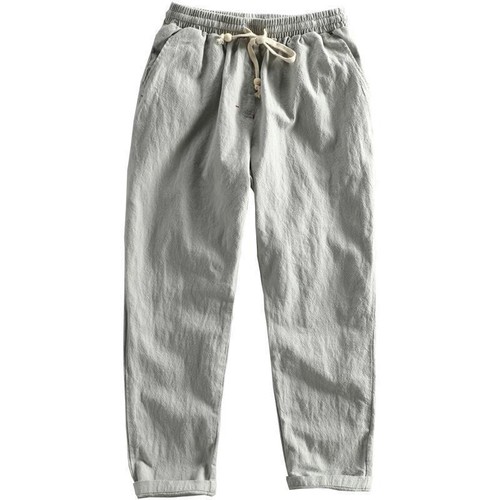 Casual men linen - casual, pants,