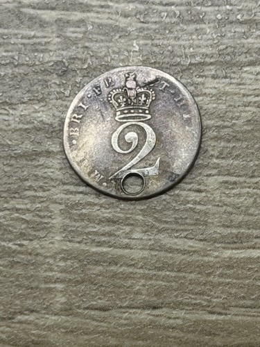 George iii maundy twopence - maundy,,
