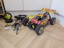 Thunder Tiger Eb4 S2 1/8th Scale Nitro RC Car Spares Or Repairs Rare Vintage