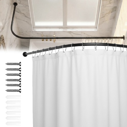 Lshaped shower curtain rail - shower,