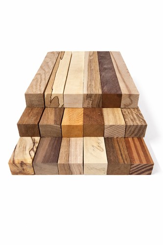 Mixed pen blanks for wood - 18,