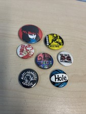 Vintage Punk Music Bands Badge