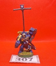 Warhammer 40k Space Marines Ultramarines Marneus Calgar Metal OOP 2nd Ed. 1995