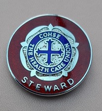COHSE Steward Enamel Badge