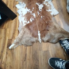 Luxury Goat hide Rug Hair on