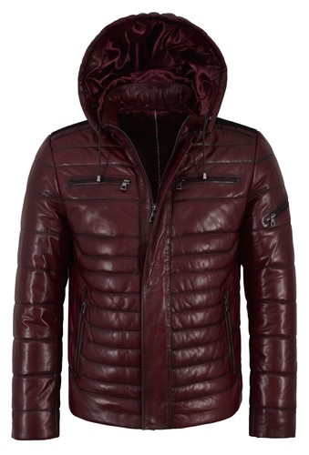 Men puffer quilted leather - men's,