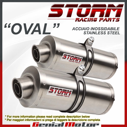 Exhaust storm mivv mufflers - storm,