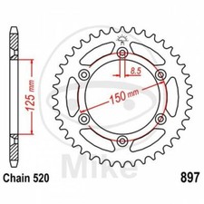 Crown Z48 520 Black D.INT. 125