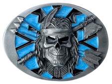 Indian Skull & Arrows Belt
