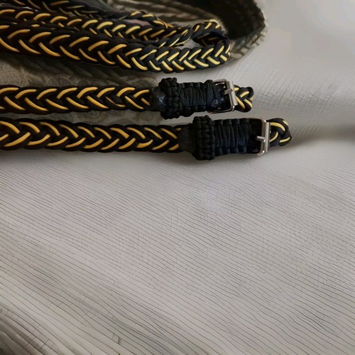 Black yellow reins with - black,