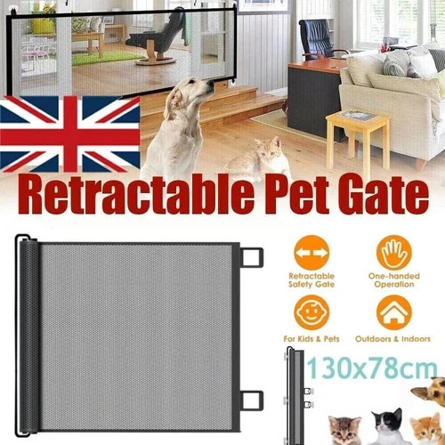 Pet dog retractable gate - pet,
