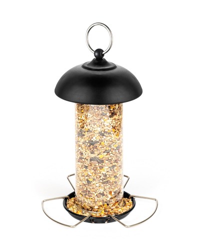 Metal bird feeders black - feeders,
