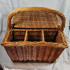 Large Vintage Wicker Picnic