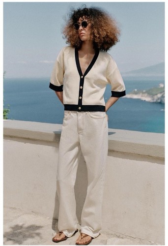 Bnwt zara contrast binding - zara,