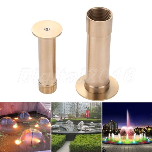 Mushroom brass fountain nozzle - fountain,
