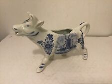 Vintage Porcelain Cow Figure Creamer / Jug Windmill Design A/F