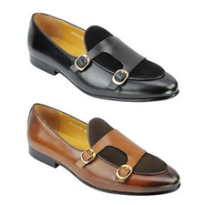 Mens Vintage Double Monk Strap