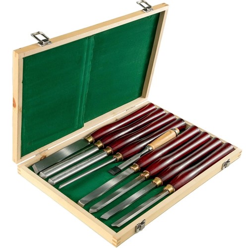 Piece wood lathe chisel kit - 8-piece,