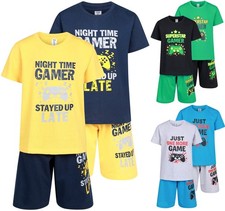 Boys 2 Pack Short Pyjamas