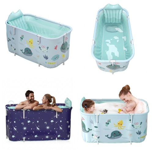 Foldable pvc bathtub with - foldable,