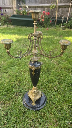 Antique brass black marble - antique,
