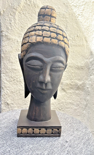 Large wooden carved - , figure
