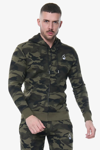 Men camouflage tracksuit gym - men,