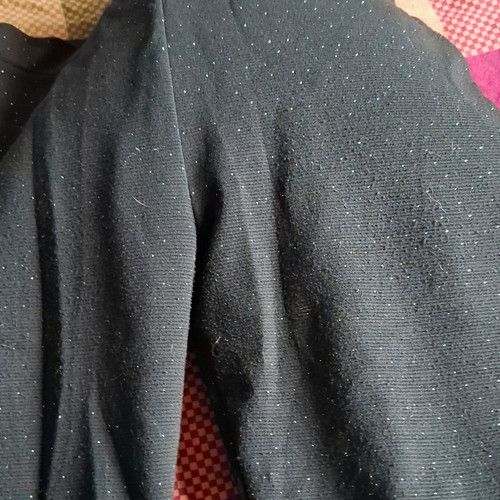 Woman black glitter knit - tu,