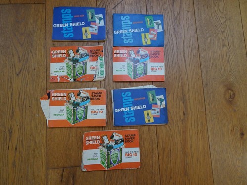Green shield stamps books - green,