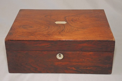 Vintage wooden work box with - wooden,