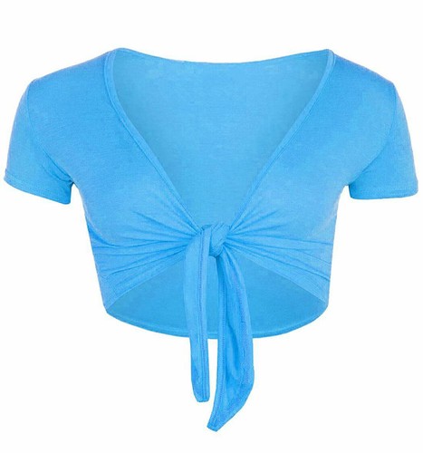 Women short sleeve tie - short,