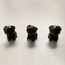 Black Obsidian Mini Pug Dog