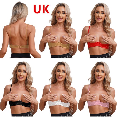 Womens satin bra demi - bra, half