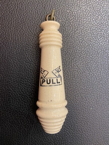 Antique cistern pull handle - antique, wc