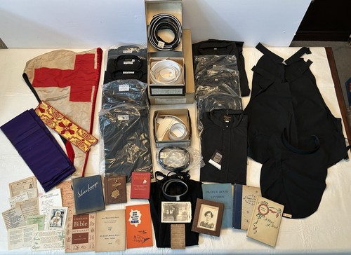 Vtg clergyman shirts clerical - clergyman,