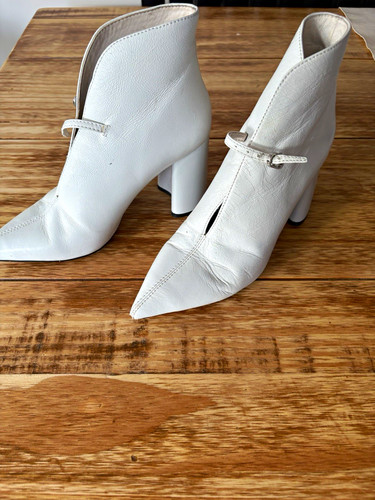 Topshop womens white - womens, leather