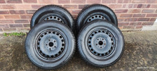 +6mm 5x112 Continental Winter Tyres And Steel Wheels # Golf A3 Passat Octavia A4