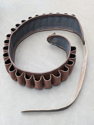 Shooting brown leather