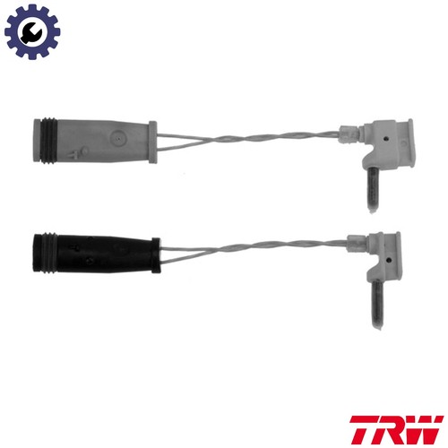 Warning contact brake pad - warning,