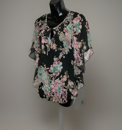 Wallis chiffon type black - chiffon,