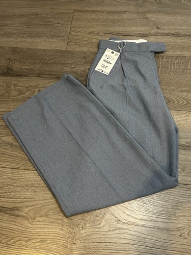 Zara blue textured tailored - zara,